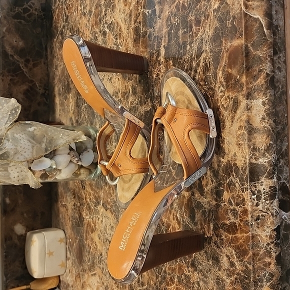 Michael Kors Lucite Slide Heels - Picture 3 of 7